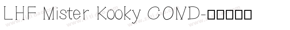 LHF Mister Kooky COND字体转换